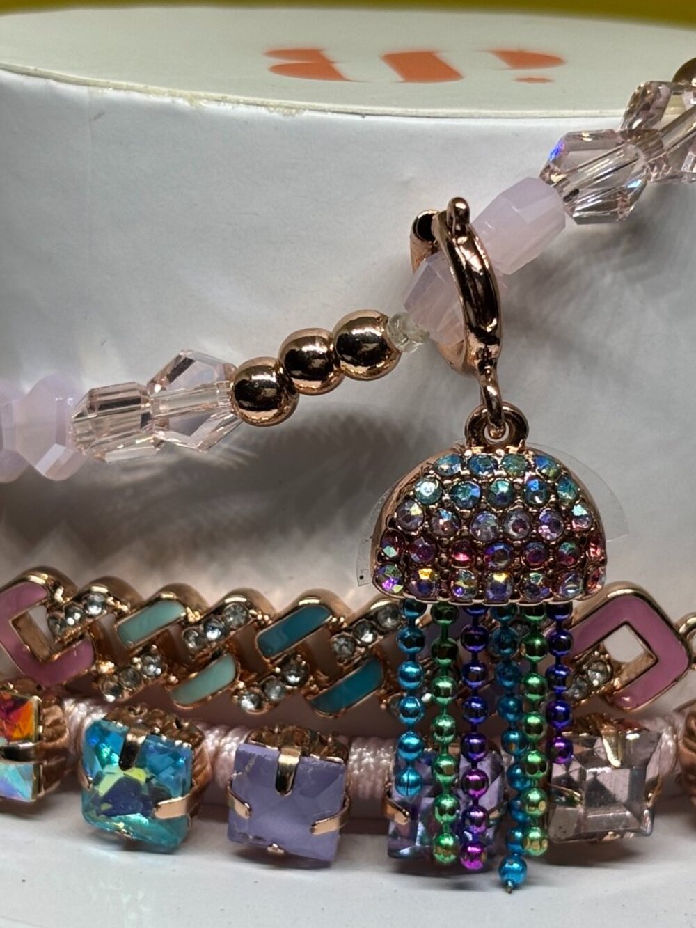 Bomb Party "I Don't Think You're Ready For This Jelly" 3 Bracelet Stacks Set